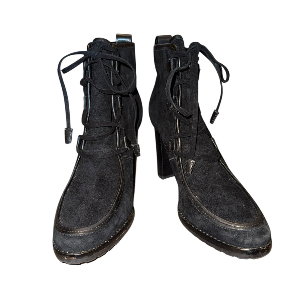 Ralph Lauren Women's Mabel Leather-Trim
Suede Bootie Sz 8.5 - Picture 4 of 10